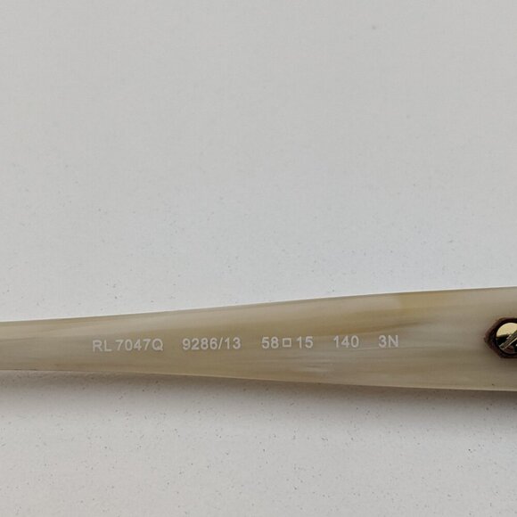 🕶️Frame only! Ralph Lauren RL7047Q-9286/13 Aviator Sunglasses 58/15-140/ALA654 - Picture 7 of 9